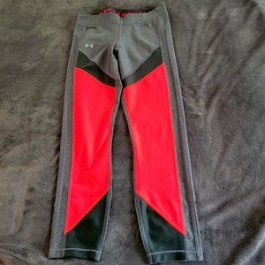 Under Armour Medium Compression Heatgear Full Length Workout Pants/Leggings